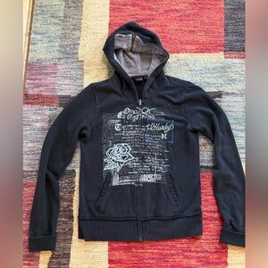 Women’s zip-front Hurley hoodie. Size large.